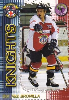 2001-02 Cardtraders London Knights (BISL) #17 Rich Bronilla Front