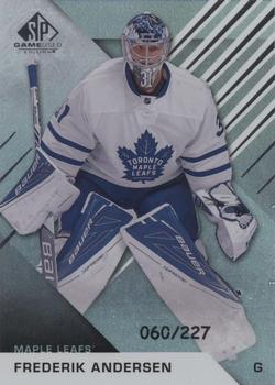 2016-17 SP Game Used - Rainbow Player Age #78 Frederik Andersen Front