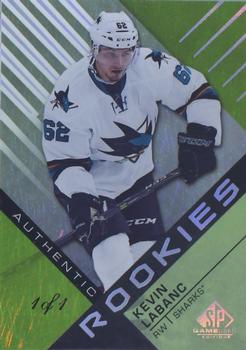 2016-17 SP Game Used - Green Snow Storm #146 Kevin Labanc Front