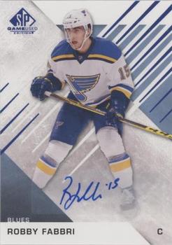 2016-17 SP Game Used - Blue Autographs #2 Robby Fabbri Front