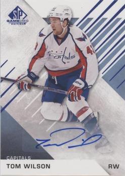 2016-17 SP Game Used - Blue Autographs #81 Tom Wilson Front