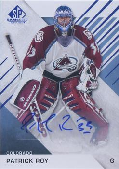 2016-17 SP Game Used - Blue Autographs #94 Patrick Roy Front