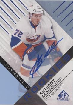 2016-17 SP Game Used - Blue Autographs #119 Anthony Beauvillier Front