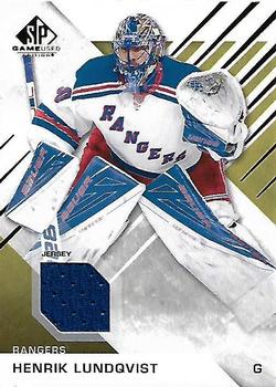 2016-17 SP Game Used - Gold Material #60 Henrik Lundqvist Front