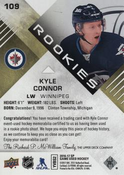 2016-17 SP Game Used - Gold Material #109 Kyle Connor Back