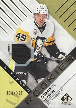 2016-17 SP Game Used - Gold Material #123 Dominik Simon Front