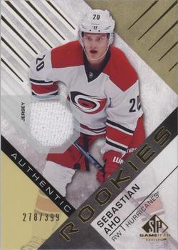 2016-17 SP Game Used - Gold Material #136 Sebastian Aho Front