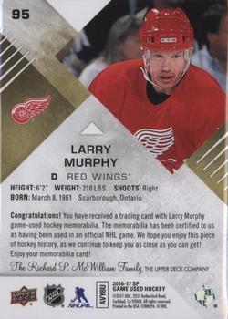 2016-17 SP Game Used - Gold Material Spectrum Premium #95 Larry Murphy Back