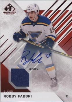 2016-17 SP Game Used - Red Autograph Material #2 Robby Fabbri Front