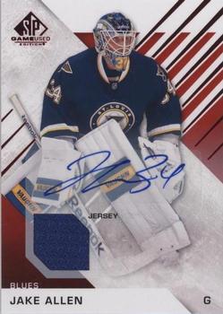 2016-17 SP Game Used - Red Autograph Material #41 Jake Allen Front