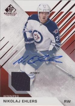 2016-17 SP Game Used - Red Autograph Material #43 Nikolaj Ehlers Front
