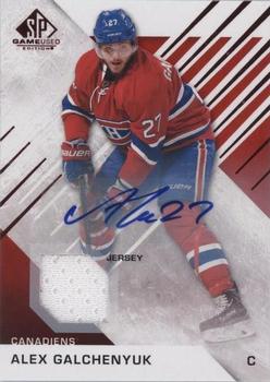 2016-17 SP Game Used - Red Autograph Material #56 Alex Galchenyuk Front