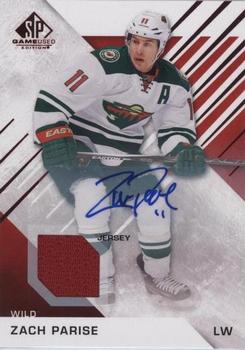 2016-17 SP Game Used - Red Autograph Material #75 Zach Parise Front