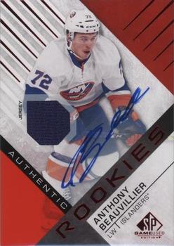 2016-17 SP Game Used - Red Autograph Material #119 Anthony Beauvillier Front