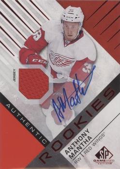 2016-17 SP Game Used - Red Autograph Material #120 Anthony Mantha Front