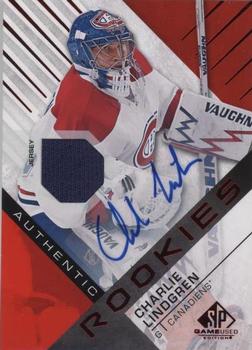 2016-17 SP Game Used - Red Autograph Material #170 Charlie Lindgren Front
