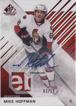 2016-17 SP Game Used - Red Autograph Material Spectrum Premium #45 Mike Hoffman Front