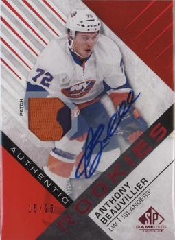 2016-17 SP Game Used - Red Autograph Material Spectrum Premium #119 Anthony Beauvillier Front