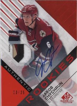 2016-17 SP Game Used - Red Autograph Material Spectrum Premium #179 Jakob Chychrun Front
