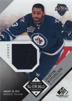 2016-17 SP Game Used - 2016 All-Star Skills Fabrics #AS-DB Dustin Byfuglien Front