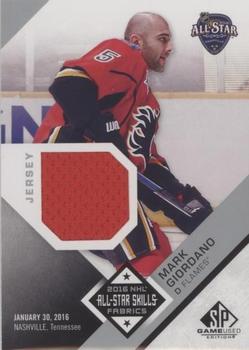 2016-17 SP Game Used - 2016 All-Star Skills Fabrics #AS-MG Mark Giordano Front