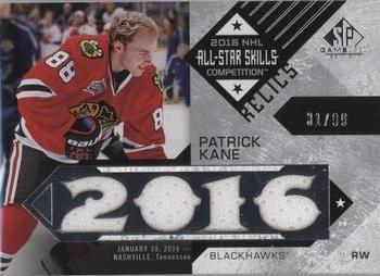 2016-17 SP Game Used - 2016 All-Star Skills Relic Blends #ASB-PK Patrick Kane Front