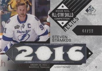 2016-17 SP Game Used - 2016 All-Star Skills Relic Blends #ASB-SS Steven Stamkos Front