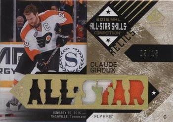 2016-17 SP Game Used - 2016 All-Star Skills Relic Blends Patch #ASB-CG Claude Giroux Front