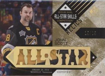 2016-17 SP Game Used - 2016 All-Star Skills Relic Blends Patch #ASB-JS John Scott Front