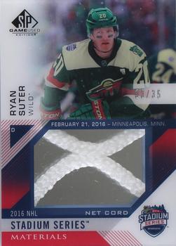 2016-17 SP Game Used - 2016 Stadium Series Material Net Cord #SSNC-RS Ryan Suter Front