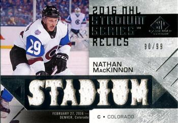 2016-17 SP Game Used - 2016 Stadium Series Relic Blends #SSB-NM Nathan MacKinnon Front