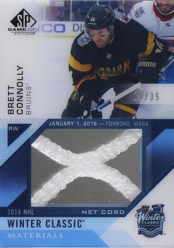 2016-17 SP Game Used - 2016 Winter Classic Material Net Cord #WCNC-BC Brett Connolly Front