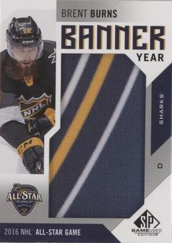 2016-17 SP Game Used - Banner Year All-Star 2016 #BAS-BU Brent Burns Front