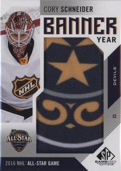 2016-17 SP Game Used - Banner Year All-Star 2016 #BAS-CS Cory Schneider Front
