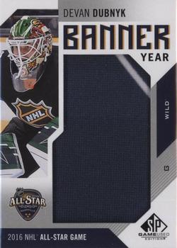 2016-17 SP Game Used - Banner Year All-Star 2016 #BAS-DD Devan Dubnyk Front