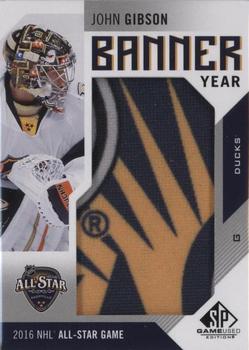 2016-17 SP Game Used - Banner Year All-Star 2016 #BAS-GI John Gibson Front