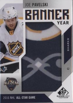 2016-17 SP Game Used - Banner Year All-Star 2016 #BAS-JP Joe Pavelski Front