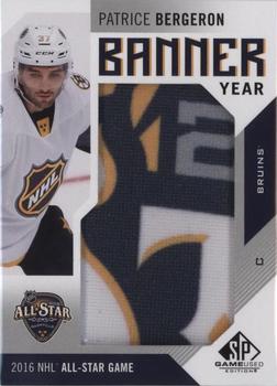 2016-17 SP Game Used - Banner Year All-Star 2016 #BAS-PB Patrice Bergeron Front