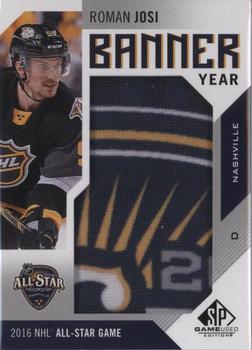 2016-17 SP Game Used - Banner Year All-Star 2016 #BAS-RJ Roman Josi Front