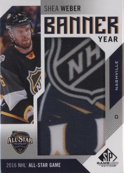 2016-17 SP Game Used - Banner Year All-Star 2016 #BAS-SW Shea Weber Front