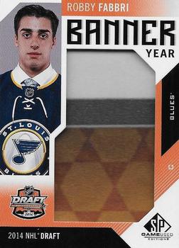 2016-17 SP Game Used - Banner Year Draft #BD14-RF Robby Fabbri Front