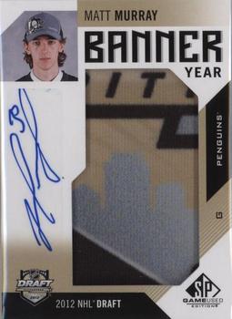 2016-17 SP Game Used - Banner Year Draft Autographs #BD12-MM Matt Murray Front
