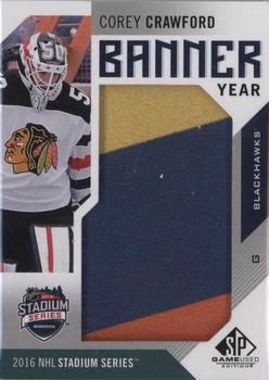 2016-17 SP Game Used - Banner Year Stadium Series 2016 #BSS-CC Corey Crawford Front