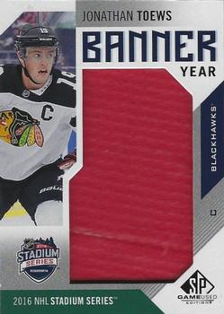 2016-17 SP Game Used - Banner Year Stadium Series 2016 #BSS-JT Jonathan Toews Front