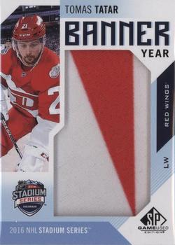 2016-17 SP Game Used - Banner Year Stadium Series 2016 #BSS-TT Tomas Tatar Front