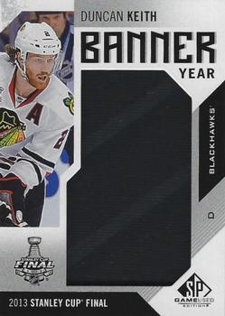 2016-17 SP Game Used - Banner Year Stanley Cup Finals #BSC-DK Duncan Keith Front