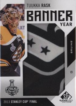 2016-17 SP Game Used - Banner Year Stanley Cup Finals #BSC-TR Tuukka Rask Front