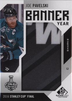 2016-17 SP Game Used - Banner Year Stanley Cup Finals #BSC-JP Joe Pavelski Front