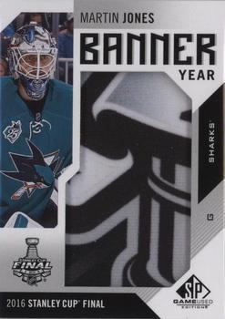 2016-17 SP Game Used - Banner Year Stanley Cup Finals #BSC-MJ Martin Jones Front
