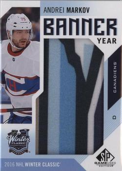 2016-17 SP Game Used - Banner Year Winter Classic #BWC-AM Andrei Markov Front